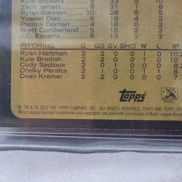 Adley Rutschman 2022 Topps Heritage Minors' postseason highlights baseball card - Picture 5 of 7